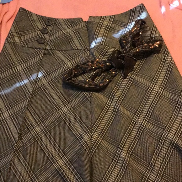 Size 12 midi skirt  brown/cream - Picture 2 of 4